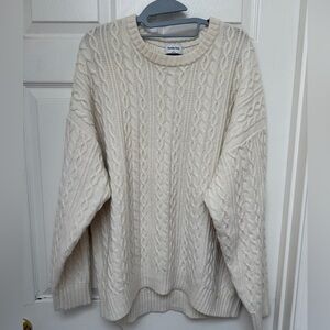 Aritzia Sunday Best Peggy Cream Sweater